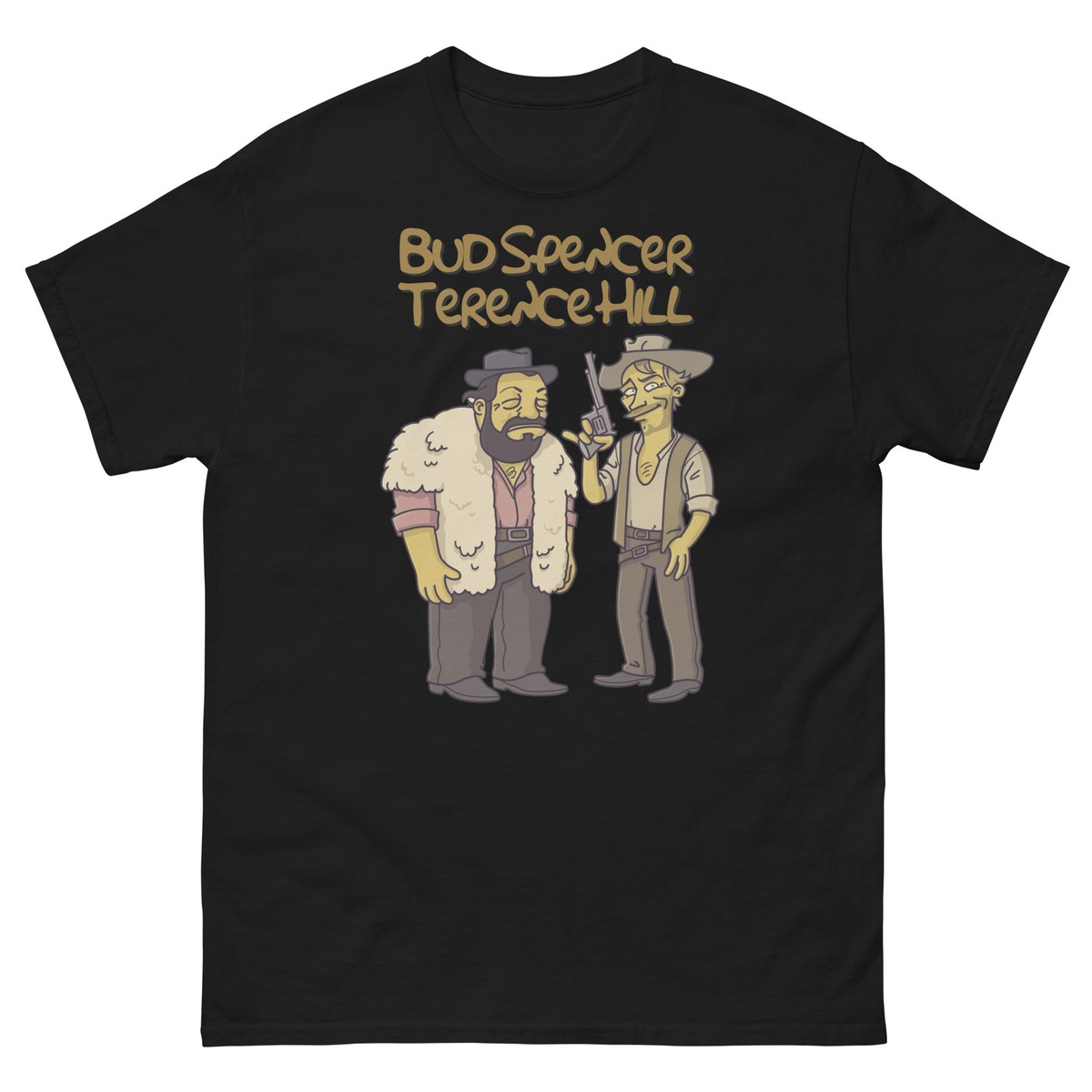Bud Spencer Terence Hill T-Shirt Vintage Movie Duo Classic Western Tee