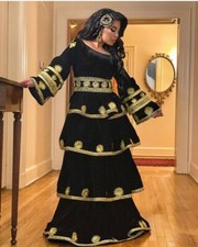 Embroidery Afghani dress for girl - Afghani style dress - Afghani dress for girl