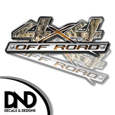 4x4 Decals 2 Pk Stickers Chevy Silverado Sierra Truck - Highgrass Original - D9