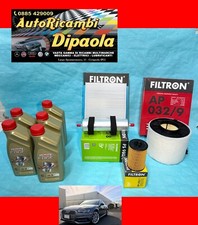 KIT TAGLIANDO AUDI A4 B9 (15 ) 2.0 TDI 122 150 190 CV 5L CASTROL 5W30 + 4 FILTRI