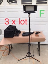 3 LOT IKAN Led Lights ILed312-V2 iled312sp spot Bi-Color Flood Light Photography