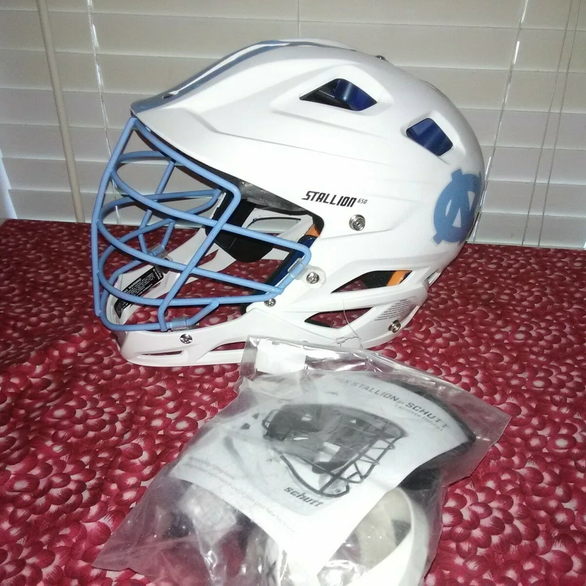 Unc Lacrosse Helmet Matte Gray