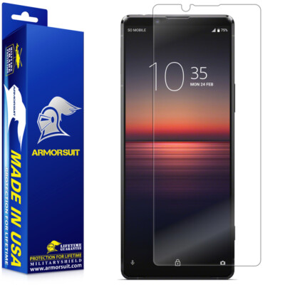 [2 Pack] ArmorSuit Sony Xperia 1 II (2020) Clear Max Coverage Screen Protector