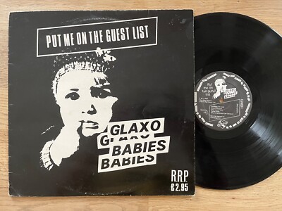 Glaxo Babies - Put Me On The Guest List UK LP 1980 (VG+/VG) HBM 3 Vinyl