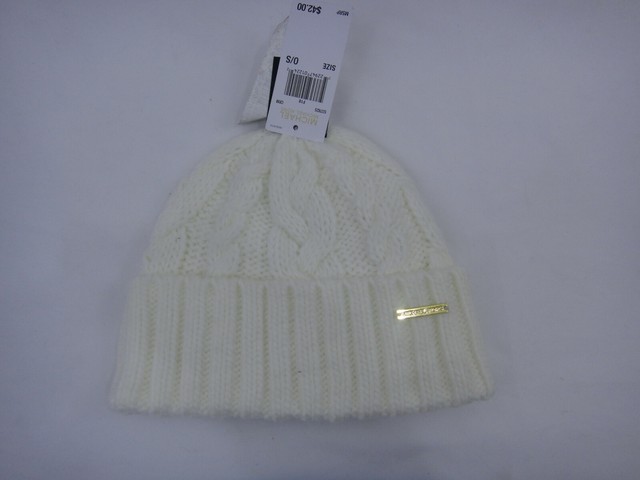 michael kors cable knit hat
