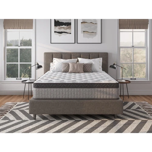 12" Full Hybrid Mattress, Cooling Gel Memory Foam & Innerspring, USA Made