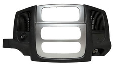 Original 2002-05 Dodge Ram Dash Bezel Black Silver Radio Surround Vents Trim Oem Original 2002-05 Dodge Ram Dash Bezel Black Silver Radio Surround Vents Trim Oem