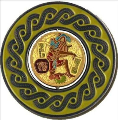 Géocoin Maya "End Of Days" XLE - Cuivre/Bronze, 44mm, Trackable Et Non Activé - Neuf (2012)