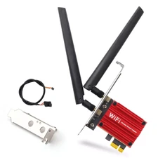 PCI-E WiFi 6 Network Card AX1800 Gaming Wifi Bluetooth Card 802.11AX Wireless