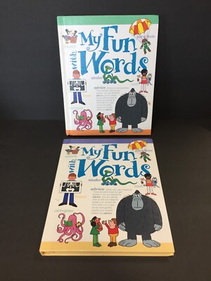 My Fun Words 2 Book Set A-K and L-Z Hardback Books