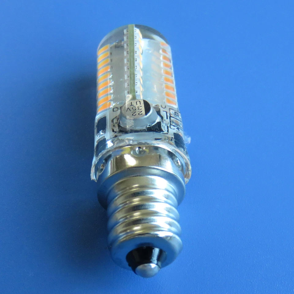 10x E12 Candelabra C7 72 3014SMD LED Light Bulb Lamp AC12V/DC 12-24V Warm 2700K - Image 4 of 4