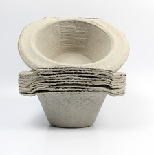 Disposable Vomit Sick Bowls. General Purpose Wide Rim Pulp Bowls, 800ml Capacity