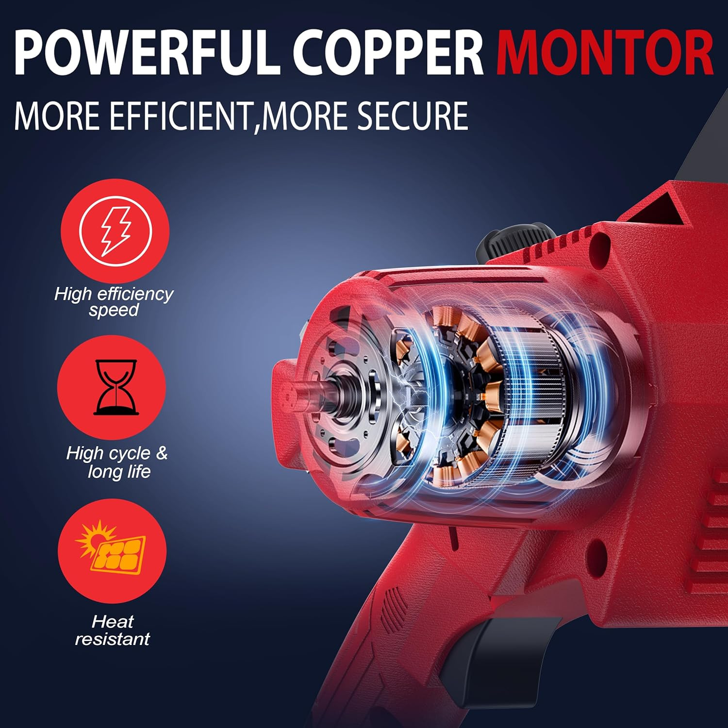 Mini Chainsaw 6Inch Cordless Electric Chainsaw, Portable Pruning Handheld Small 