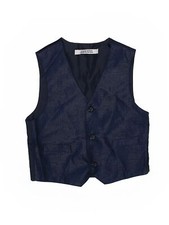 Unbranded Boys Blue Tuxedo Vest 6