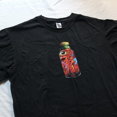 Toy Machine Skate Tee Transistor Sect Jar Bottle Alien Eye T Shirt 2XL