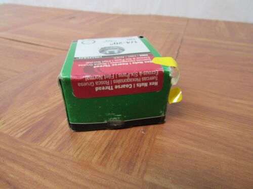 Hillman fastener Zinc Hex Nut 1/4-20 Quantity 100 New Sealed - Picture 4 of 6