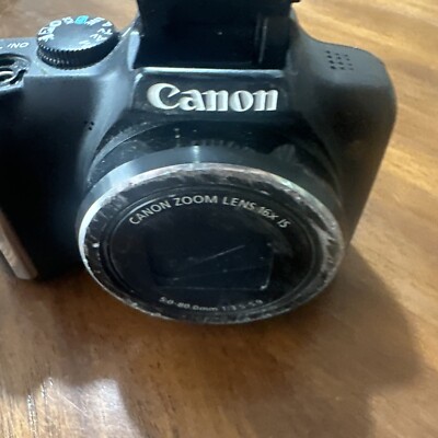 Canon PowerShot SX170 IS 16.0MP Digital Camera - Black For Parts