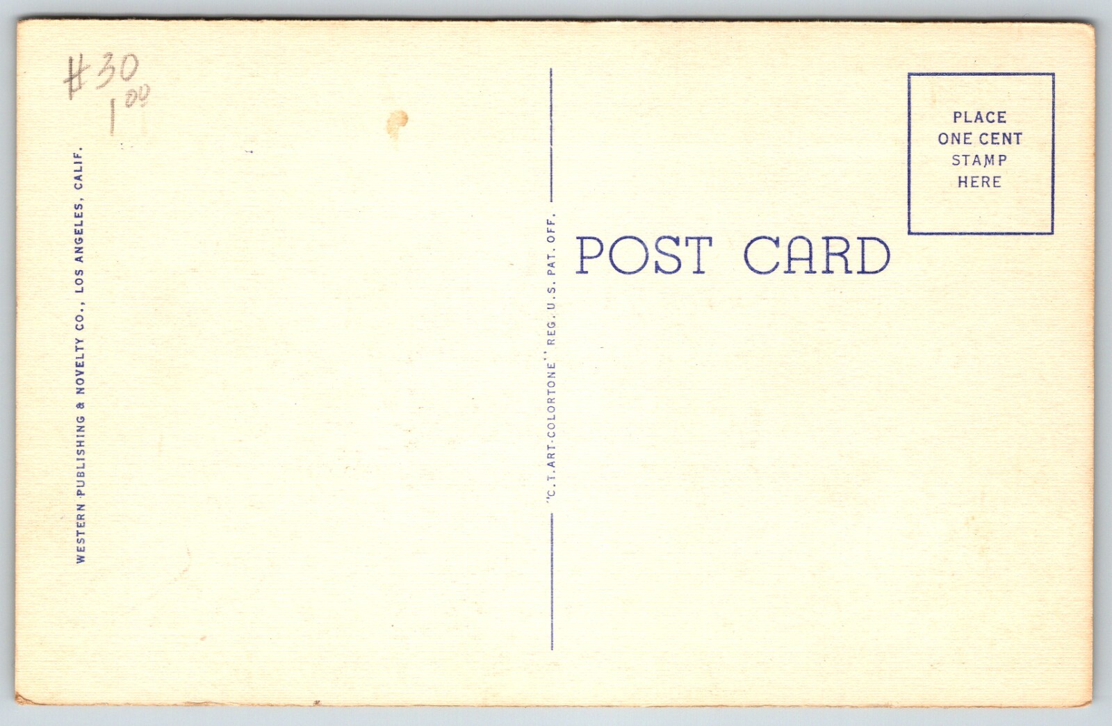 Postcard Glass Bottom Boat, Santa Catalina, California Unposted