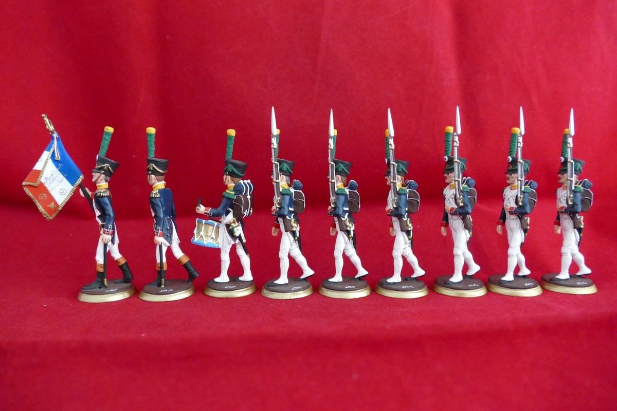 Soldat De Plomb 1er Empire - Voltigeur 9e Ligne - Claude Alexandre - 54mm