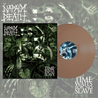 Napalm Death - Time Waits For No Slave LP (NEW) Brown *IMPORT