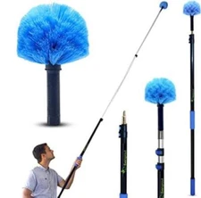 Cobweb Duster Head Brush // Spider Web Brush for Outdoor & Indoor Web 