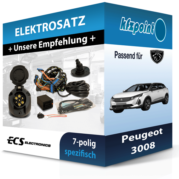 für Peugeot 3008 05.2016-Jetzt ECS E-Satz 7Polig Fahrzeugspezifisch NEU-image