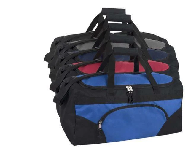 Lot of 24 Duffle Bag Bags Travel Size Sports Gym Blank 22