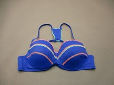 38B SHADE SHORE Womens Multicolor Lined Underwire Back Closure Bikini Top 7L