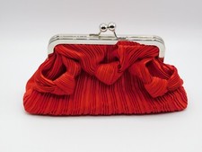 Moni Couture Red Satin Evening Bag