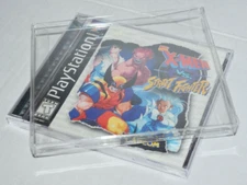 20 Video Game Clear Plastic Protectors Cases Display For Sony PlayStation 1 PS1
