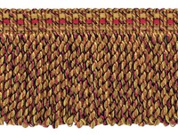 Fransenband, DÉCopro Veranda Kollektion BFV3, VNT21 Beige Harvest Red 5 Yards