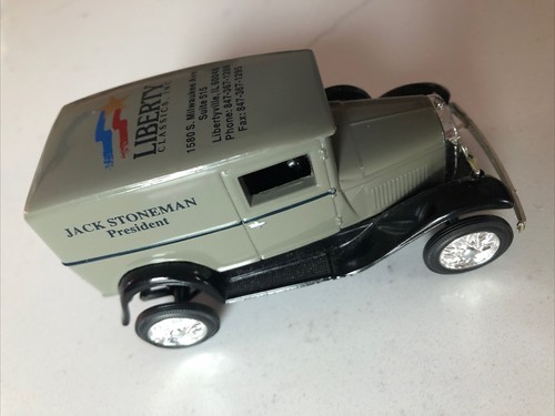 LIBERTY CLASSICS DIECAST JACK STONEMAN MODEL A FORD BIGLIETTO DA VISITA AUTO RARO - Foto 4 di 11