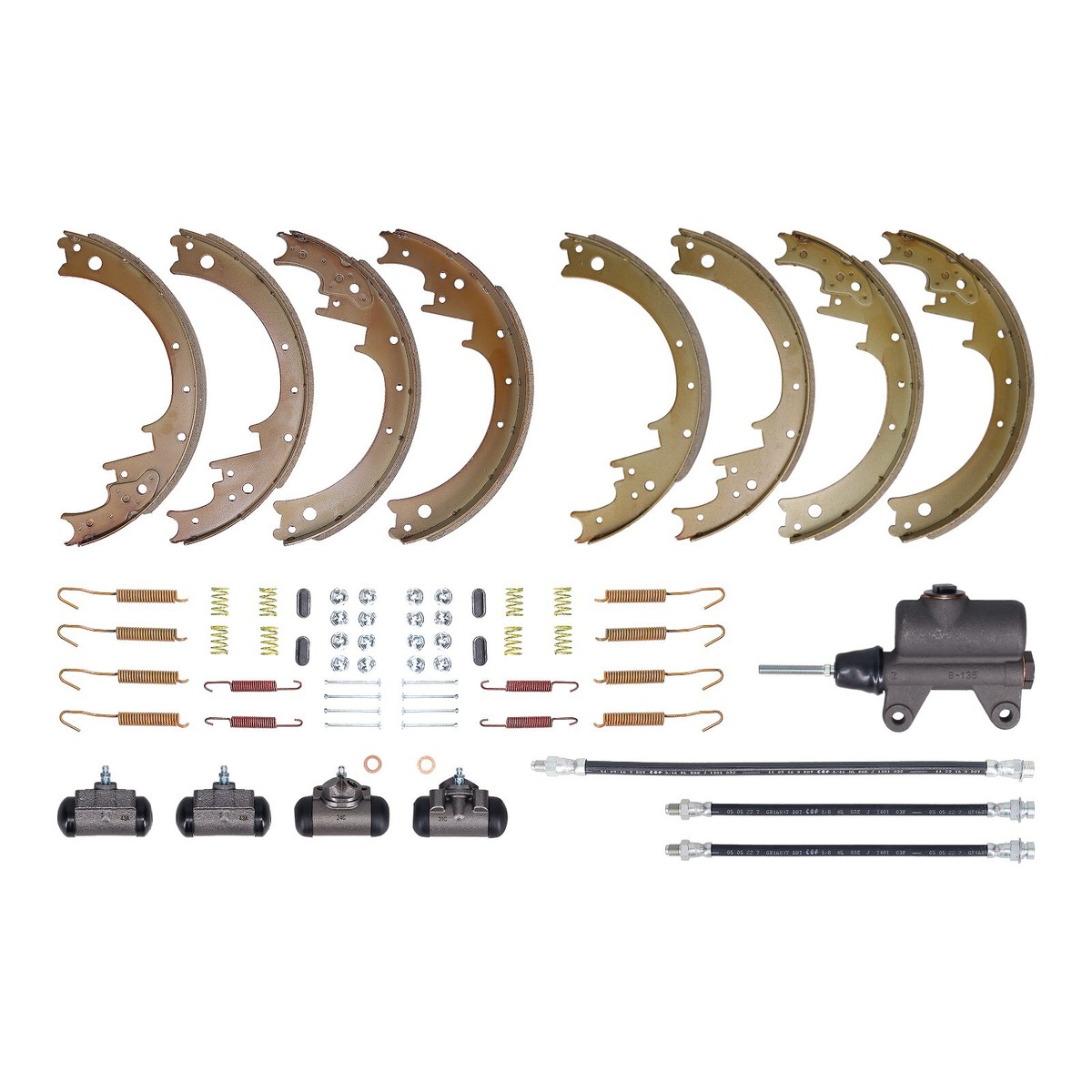 Deluxe Brake Kit 1940 1941 Cadillac series 60 61 62 63 with Master