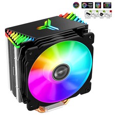 CPU Cooler ARGB PWM Computer Heatsink 4 Copper Heatpipes LED Radiator 120mm Fan