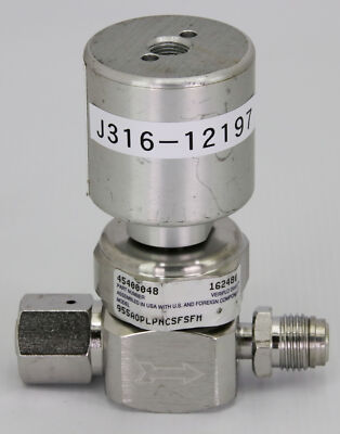 12197 VERIFLO PNEU ACTUATED BELLOW VALVE, ¼