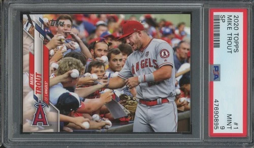 2020 Topps SP #1 Mike Trout Mint PSA 9