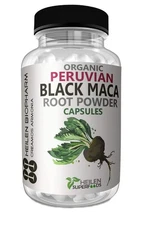 Peruvian Black Maca Root Capsules 500 mg –180 Veg Capsules Stamina,& Energy