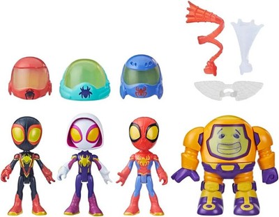 Spidey and his Amazing Friends Web-Spinners Gear Up for Adventure 4-Pack