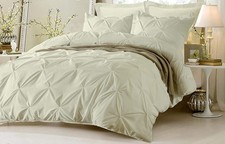 100 Egyptian Cotton 3 Pc Ivory Duvet Cover Queen High Thread Count