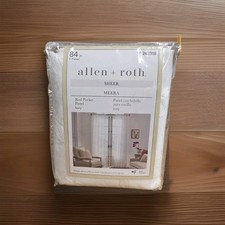 Allen Roth  Meera  Sheer  Ivory  52x84in  1242318