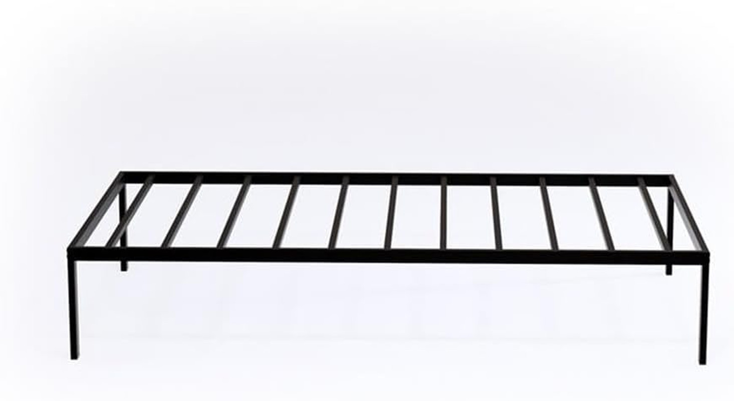 Norwich Modern Black Bed Frame with 4 Sturdy Metal Legs -