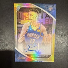 Panini Absolute 2020-21 Aleksej Pokusevski Rookie Auto #RAV-APO Thunder NBA