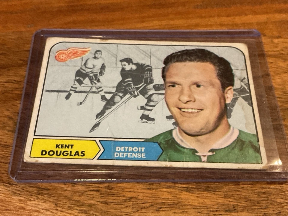 1968-69 TOPPS KENT DOUGLAS #26 DETROIT RED WINGS VG - Image 2 of 3