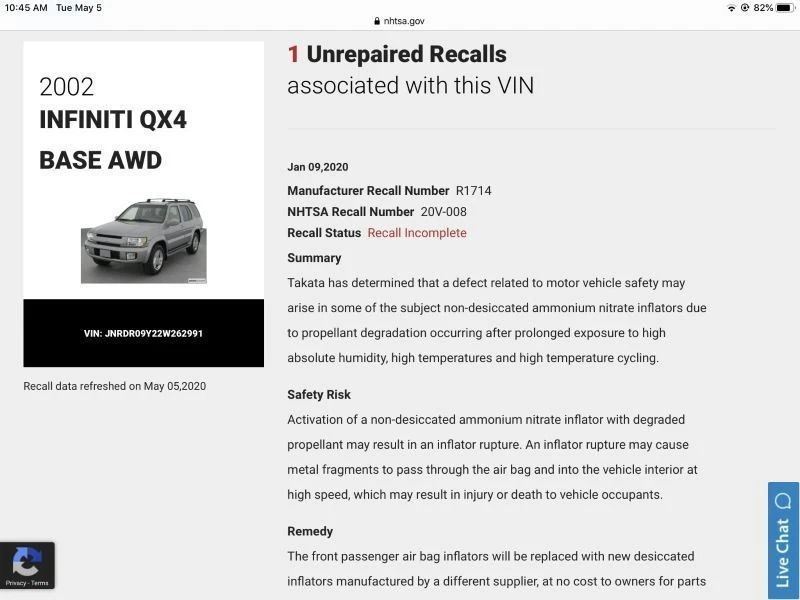 Driver Left Rear Side Door Fits 01-03 INFINITI QX4 1676697 Foto 2 de 4