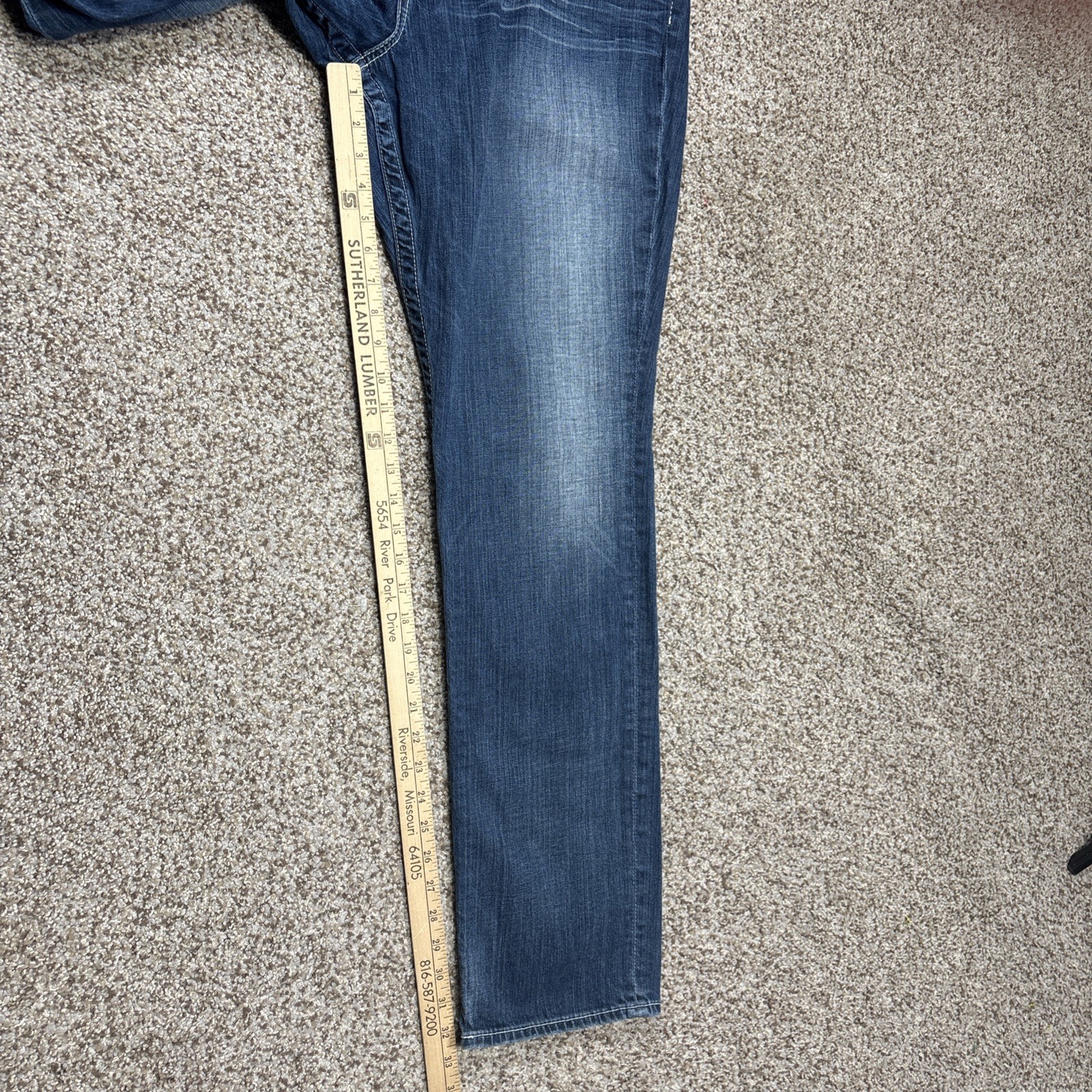 Big Star Maddie Skinny Mid Rise Fit jeans size 36L Fits 37 X 32.5 - View 10