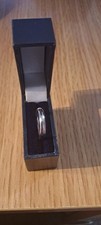 Platinium wedding ring band 3mm size J Hallmarked 950