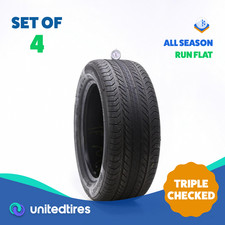 Set Of 4 Used 24550r18 Continental Procontact Gx Ssr Moe 100h - 6.5-832