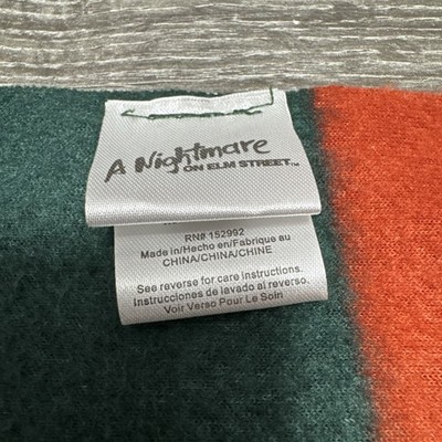 Nightmare On Elm Street Freddy Krueger Scarf Halloween Official