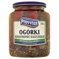 5900580001075 Og&oacute;rki konserwowe kaszubskie Provitus 640G PROVITUS Dbrowscy, Mal