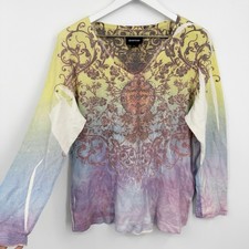 Vintage Y2K Tie Dye Studded Long Sleeve Fairy...